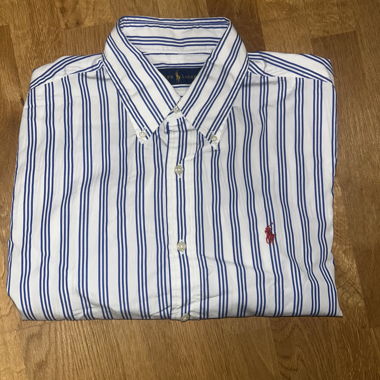 Ralph Lauren shirt - blue white striped