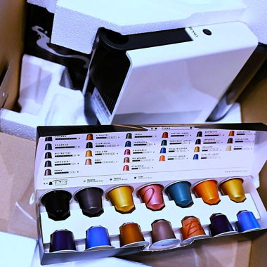 Krups Nespresso Essenza Mini & Aeroccino 3 white