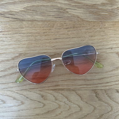 Lunettes de soleil Aviator à cœur