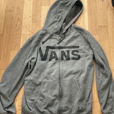 Grey Vans Zip Hoodie