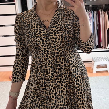 Leo Print Mango Kleid 