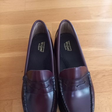 Penny-Loafers weinrot (G.H. Bass)