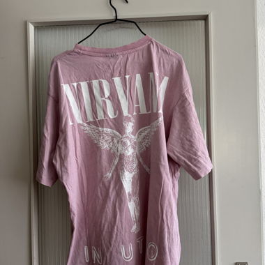 Pink Nirvana Oversize T-Shirt M