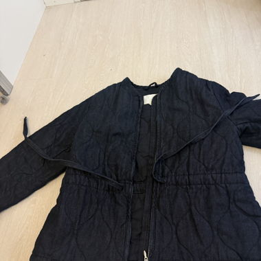 H&M transitional jacket blue/fabric
