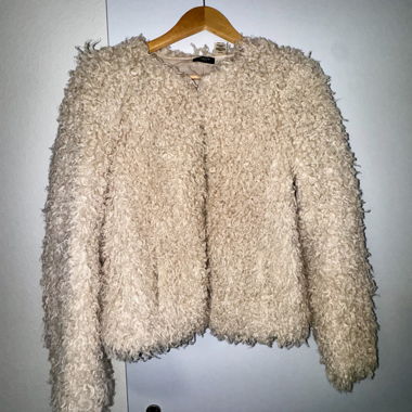 La Redoute beige/pink jacket, faux fur EUR 36