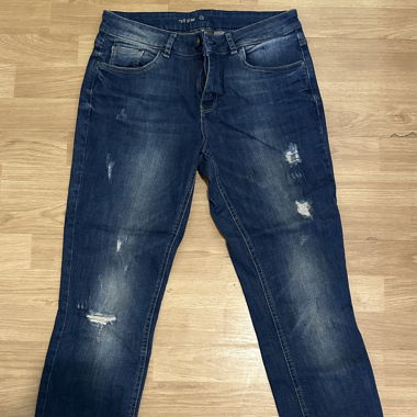 dunkelblaue Skinny Jeans 
