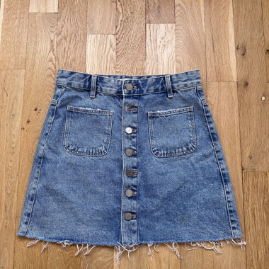 gonna di jeans blu carina
