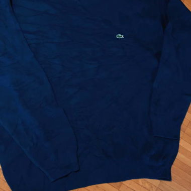 Pull Lacoste bleu XL