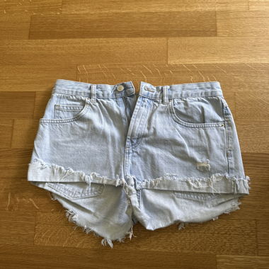 Light Blue Denim Shorts