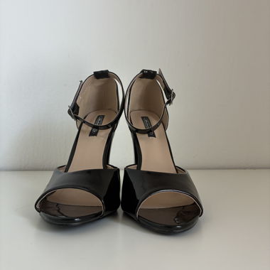 Sandales noires a talon