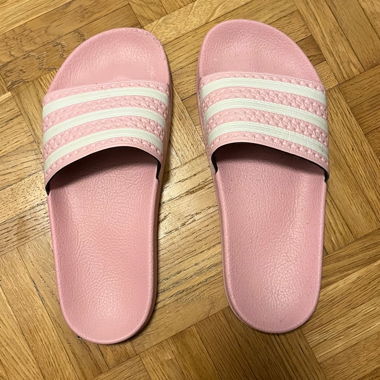 Pinke Adidas Slides