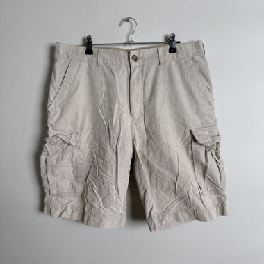 Beige Cargo-Shorts