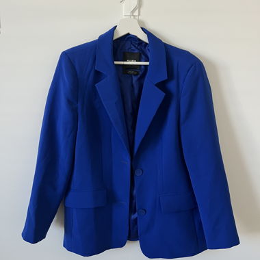 Blazer oversize blu