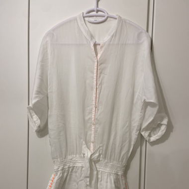 Combi short blanc Poupette St Barth