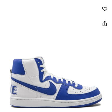 Nike Terminator High - Men's Sneakers White-blue