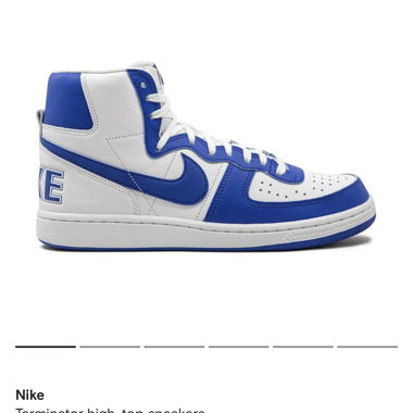 Nike Terminator High - Herren-Sneakers Weiss-Blau