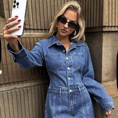 Robe en jean taille XS