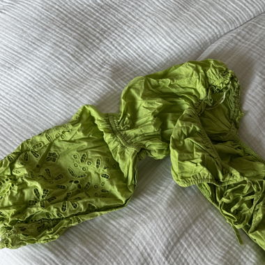 Top verde Bershka