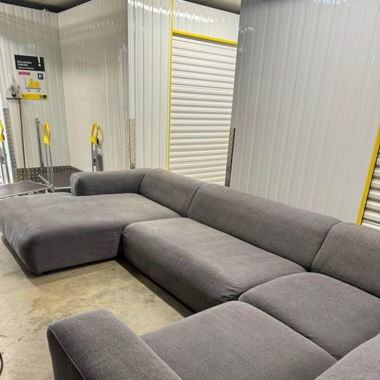 ROLF BENZ Versand Inklusive U Sofa anchor grau