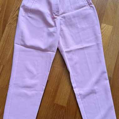 Pantaloni ZARA a vita alta rosa