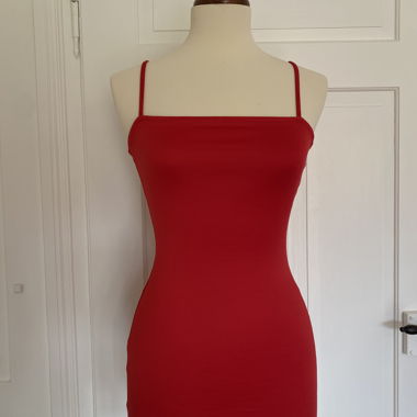 red dress