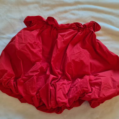 Gonna a palloncino rossa XS/S
