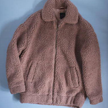 Giacca Teddy Rosa