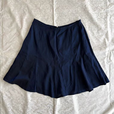 “Blued” luminescent Made in Germany mini skirt