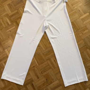 Pantalon blanc pour femmes, taille 46