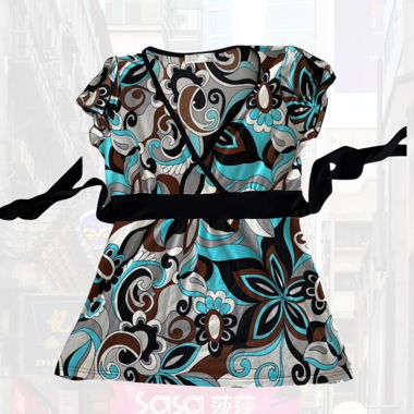Y2K Pimkie Retro Wrap Top