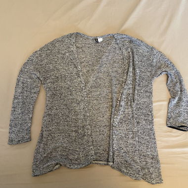 H&M Grey Knit Cardigan