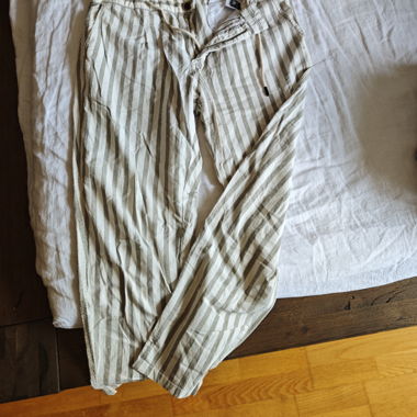Pantalone estivo a righe XL