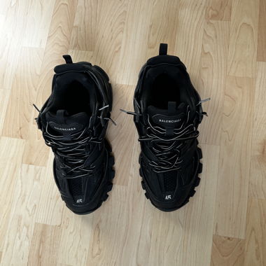 Balenciaga Track–style sneakers black