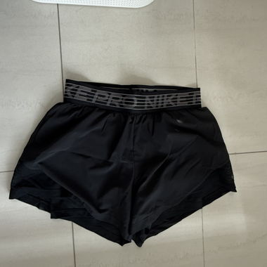 Nike Pro black sports shorts