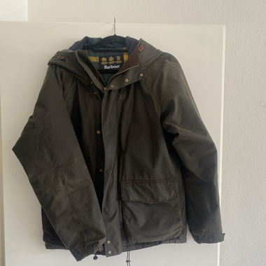 BARBOUR GRENDLE HOODED WAX JACKET