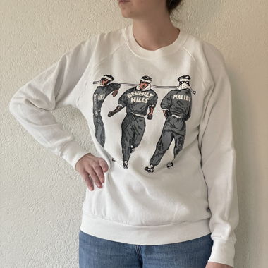 Pull blanc - Californie