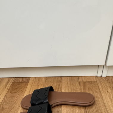 Schwarze Pantoletten Gr. 36 von ALDO