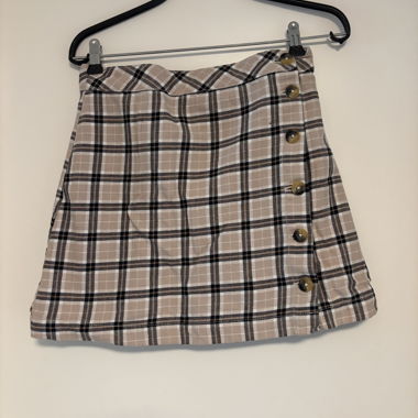 Plaid Mini Skirt