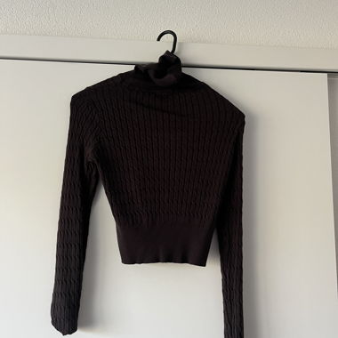 Dark Turtleneck Sweater